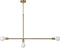 Atmooz - Hanglamp Dots S - E27 - Industrieel - Woonkamer / Slaapkamer / Eetkamer - Plafondlamp - Kleur : Goud Brons - Metaal - Hoogte : 95cm