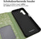iMoshion Hoesje Geschikt voor Samsung Galaxy A14 (4G) / A14 (5G) Hoesje Met Pasjeshouder - iMoshion Design Bookcase smartphone - Groen / Green Flowers