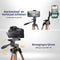 Studio ME Telefoon Statief - 136 cm - Tripod - Bluetooth Afstandsbediening - Rosegoud