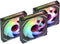 Mars Gaming MF-LINKFINITY - Ventilator 120mm - 3x Fluid Bearing - Zwart (3-pack)