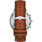 Fossil Neutra Chrono FS5708SET - Heren Horloge 44 mm - Chronograaf - Blauw