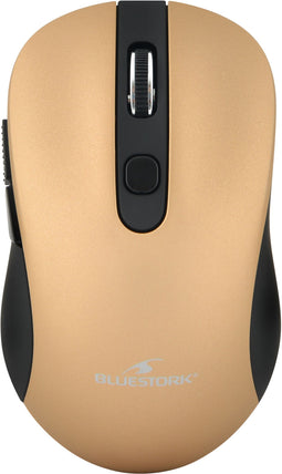 Bluestork Office 60 WL - Draadloze Muis - 1600 DPI - Goud