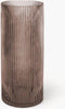 Present Time Vaas Allure Straight - Glas Chocolade Bruin - Ø10x20cm - Modern