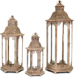 Safaary - Lantaarn Maia 3-delig Grijs