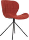 Zuiver OMG Eetkamerstoelen - Oranje - Set van 2
