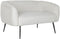 Sofa DKD Home Decor Zwart Greige Schuim Hout Metaal Fluweel Scandi 129 x 75 x 73 cm