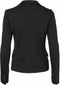 VERO MODA VMJULIA LS BLAZER - Dames Blazer - Aangesloten met knoopsluiting - Zwart