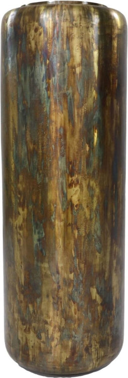 Vaas Salerno Large - ø28x80 - Messing antiek goud - Metaal
