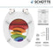 SCHÜTTE 80120 - WC-Bril - Soft Close - MDF - Belastbaar tot 175 kg - Multi kleuren