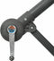 vidaXL - Zweefparasol - met - LED - en - stalen - paal - 300 - cm - zwart