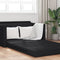 vidaXL - Vloersofa - Bed - 2-in-1 - Zwart - 124x71x78 - cm - Kunstleer