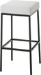 Barkruk Helsinki Stof B80, Wit