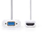 Nedis CCGP34900WT02 - HDMI naar VGA Kabel - 20cm - Wit