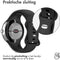 imoshion Siliconen bandje - Geschikt voor Google Pixel Watch / Watch 2 / Watch 3 (41 mm) - Maat S - Zwart