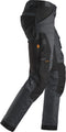 Snickers AllroundWork Stretch Werkbroek 6341 - Standaard werkbroek - 2-weg stretch - Staalgrijs/Zwart - Maat 46