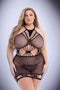 Jurk Baci Lingerie Zwart (Queen size)