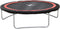 Dunlop Trampoline 6FT - 183 x 50 CM - Trampoline met Veiligheidsnet 200 CM - Kinder Trampoline - Max. 80 KG - Zwart/Rood