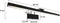 Steinhauer Litho 2431ZW - Wandlamp - Dimbaar lichtkleur instelbaar 60 cm breed Zwart