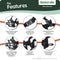 Baskerville Ultra Muzzle - Muilkorf - Maat 1 - Zwart - Omtrek Snuit 22 cm