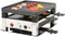 Solis 5 in 1 Tafelgrill 791 - Gourmetstel 4 Personen - Grill Wok Pizzamaker Raclette Pannenkoeken - Zilver (4 stuks)