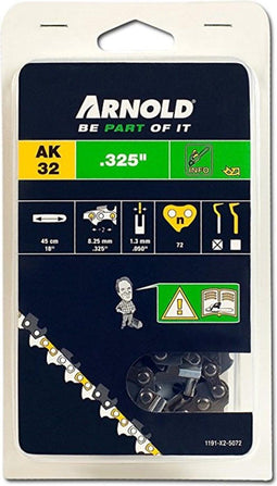 Arnold Zaagketting 1.3 mm 0.325 72 schakels - Kettingzaagaccessoire - Compact en betrouwbaar