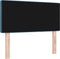 vidaXL - Hoofdbord - met - Kristallen - Knop - Ge - tufted - Donkerblauw - 90 - cm - Fluweel