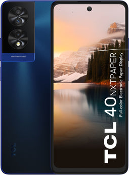 TCL 40 Nxtpaper - Smartphone - Android 13 - 256GB opslag - 8GB RAM - Blauw