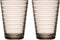 Iittala Aino Aalto - Tumbler Glazen Set - Waterglas - Vaatwasserbestendig - Linnen - 33 cl - 2 Stuks