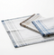 Tiseco Heren Zakdoeken - 12 stuks - 100% katoen - Wit met streeppatroon - 40 x 40 cm (12 stuks)