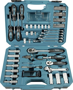 Makita E-08458 - Handgereedschapset 87-delig - Kunststof koffer