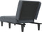vidaXL - Chaise - longue - fluweel - donkergrijs