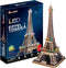 Cubic Fun 3D Puzzel Eiffel Tower Led