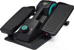 Cubii Jr - Aqua - Premium en bekroonde Bureaufiets Stoelfiets Pedaaltrainer Elliptische trainer – Paars – 8 weerstandsniveaus - Beentrainer Compacte crosstrainer Desk Bike Bewegingstrainer met CD-monitor - Hometrainer klein