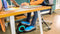 Cubii Jr - Aqua - Premium en bekroonde Bureaufiets Stoelfiets Pedaaltrainer Elliptische trainer – Paars – 8 weerstandsniveaus - Beentrainer Compacte crosstrainer Desk Bike Bewegingstrainer met CD-monitor - Hometrainer klein