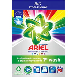Ariel - waspoeder, voor gekleurde was, 90 wasbeurten, doos van 5,4 kg