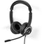Nedis CHSTU310BK - USB-headset - Draad - Verstelbare microfoon - Zwart