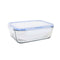 Hermetische Lunchtrommel LAV Grijs Transparant 1,2 L (12 Stuks)