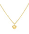 Glow - Ketting met hanger - Hartje 14x13mm - Goud (14 kt) - 42 cm