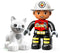 LEGO DUPLO Town Brandweerauto 10969 - Educatief Peuter Speelgoed met Dierenfiguur - Inclusief Zwaailichten en Sirene