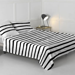 Dekbedovertrek Stripes | Blanc