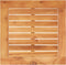 Tuintafel 38x38x42 cm poly rattan en acaciahout zwart