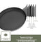 COOCK Quiche Bakvorm - Taartvorm met Antiaanbaklaag 24 cm - Incl. Deegschraper & E-Book