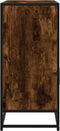 vidaXL - Dressoir - 100x35x76 - cm - bewerkt - hout - gerookt - eikenkleurig