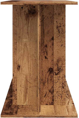 vidaXL - Aquariumstandaard - 100x40x60 - cm - bewerkt - hout - oud - houtkleurig