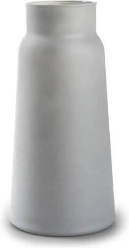 Eco vaas 'atlas' mat grijs h30 d14,5 cm