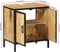 vidaXL - Wastafelkast - 55x35x60 - cm - massief - mangohout - en - ijzer