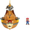 Jakks Pacific Super Mario Deluxe - Bowsers doomschip met figuur - 6 cm