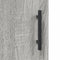 vidaXL - Dressoir - 100x36x60 - cm - bewerkt - hout - grijs - sonoma - eikenkleurig