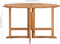 vidaXL - Tuintafel - inklapbaar - 110x110x75 - cm - massief - teakhout