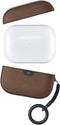 Mous Hoesje schokbestendig Geschikt voor AirPods Pro - Mous Leather Protective Case - Bruin